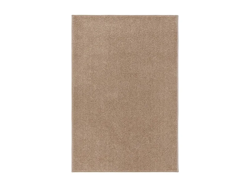 Tapis à poils courts 160x230 cm marron