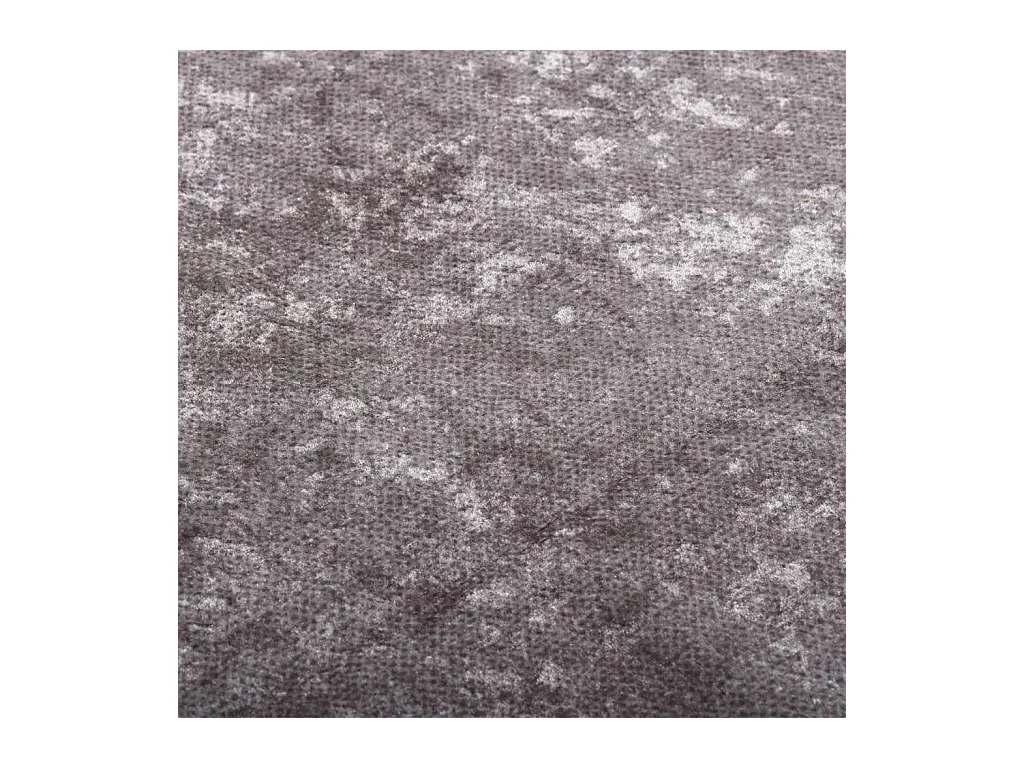 Alfombra lavable antideslizante gris 160x230 cm