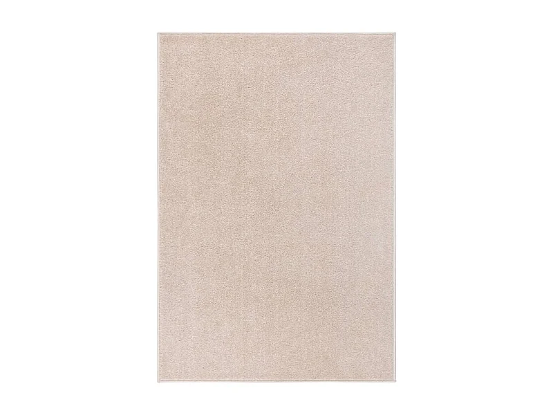 Tapete de pelo curto 200x290 cm bege-escuro