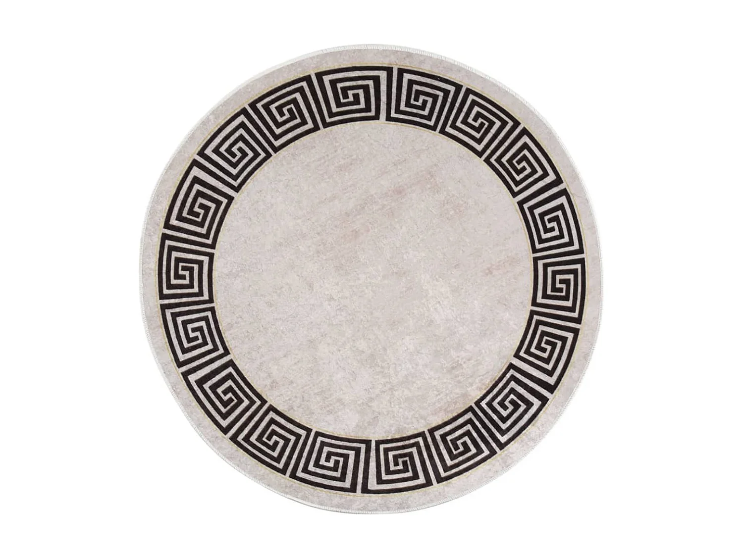 Alfombra lavable antideslizante beige claro f120 cm