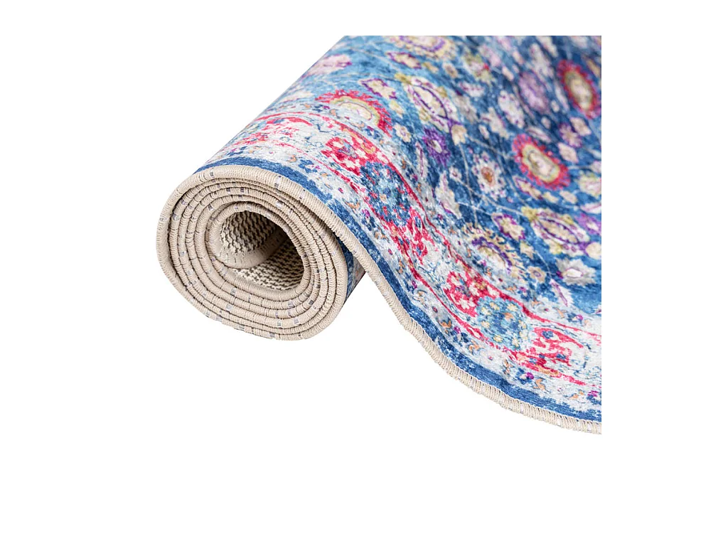 Alfombra lavable antideslizante multicolor 80x300 cm