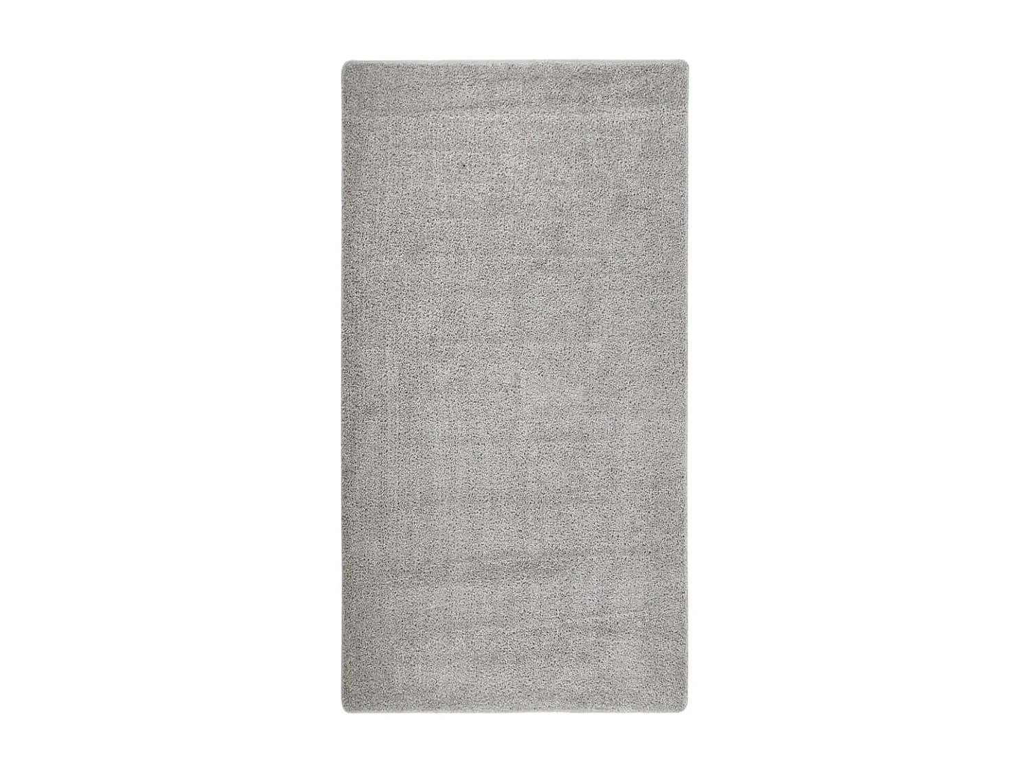 Tapis shaggy antidérapant gris clair 80x150 cm