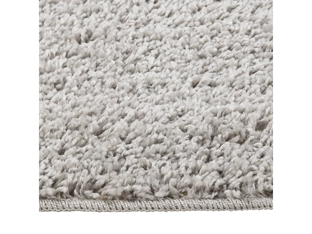Tapis shaggy antidérapant gris clair 80x150 cm