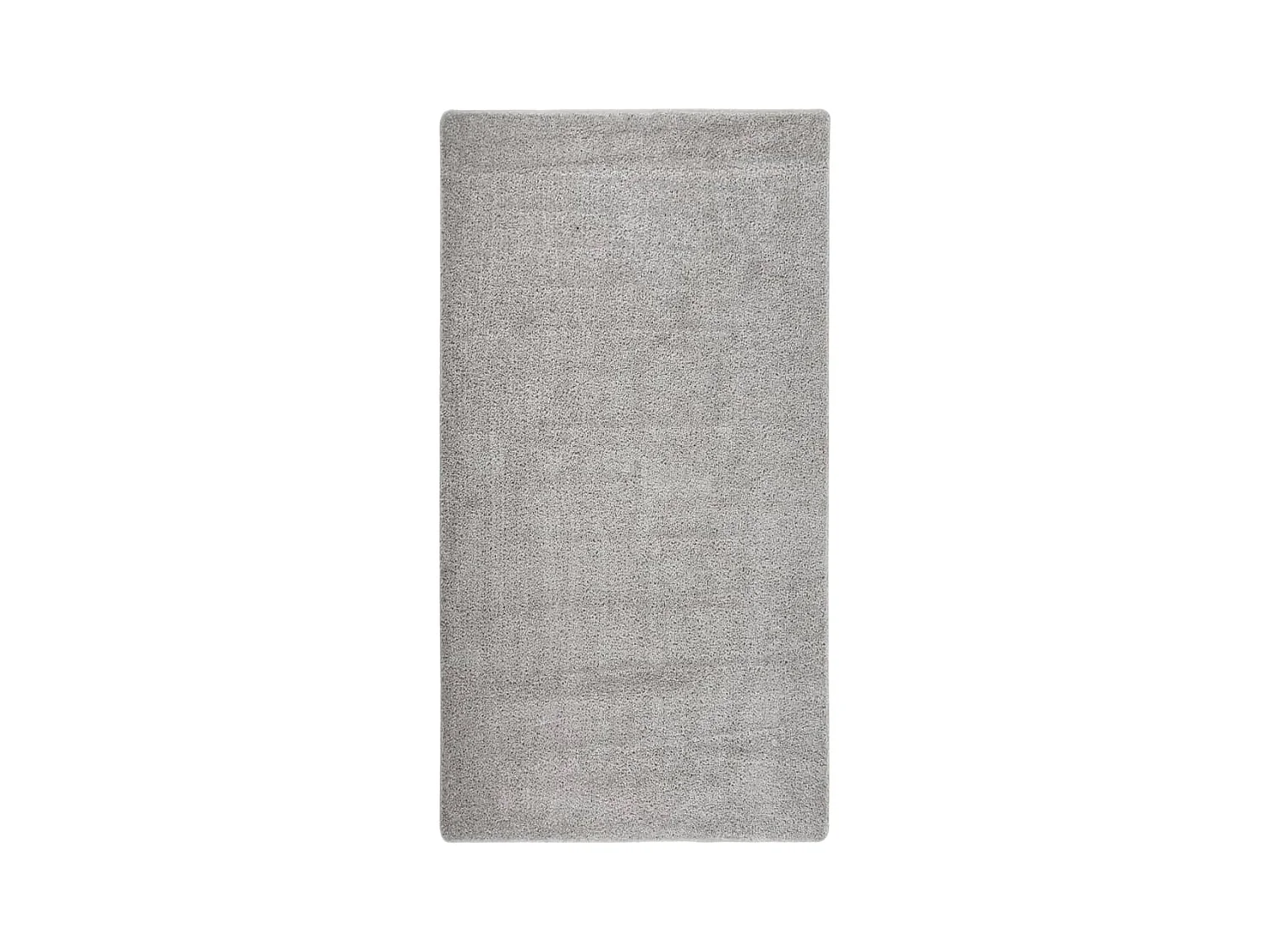 Tapis shaggy antidérapant gris clair 80x150 cm