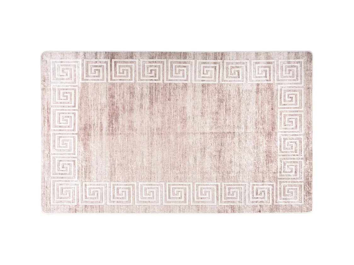 Tapis lavable antidérapant 120x180 cm beige