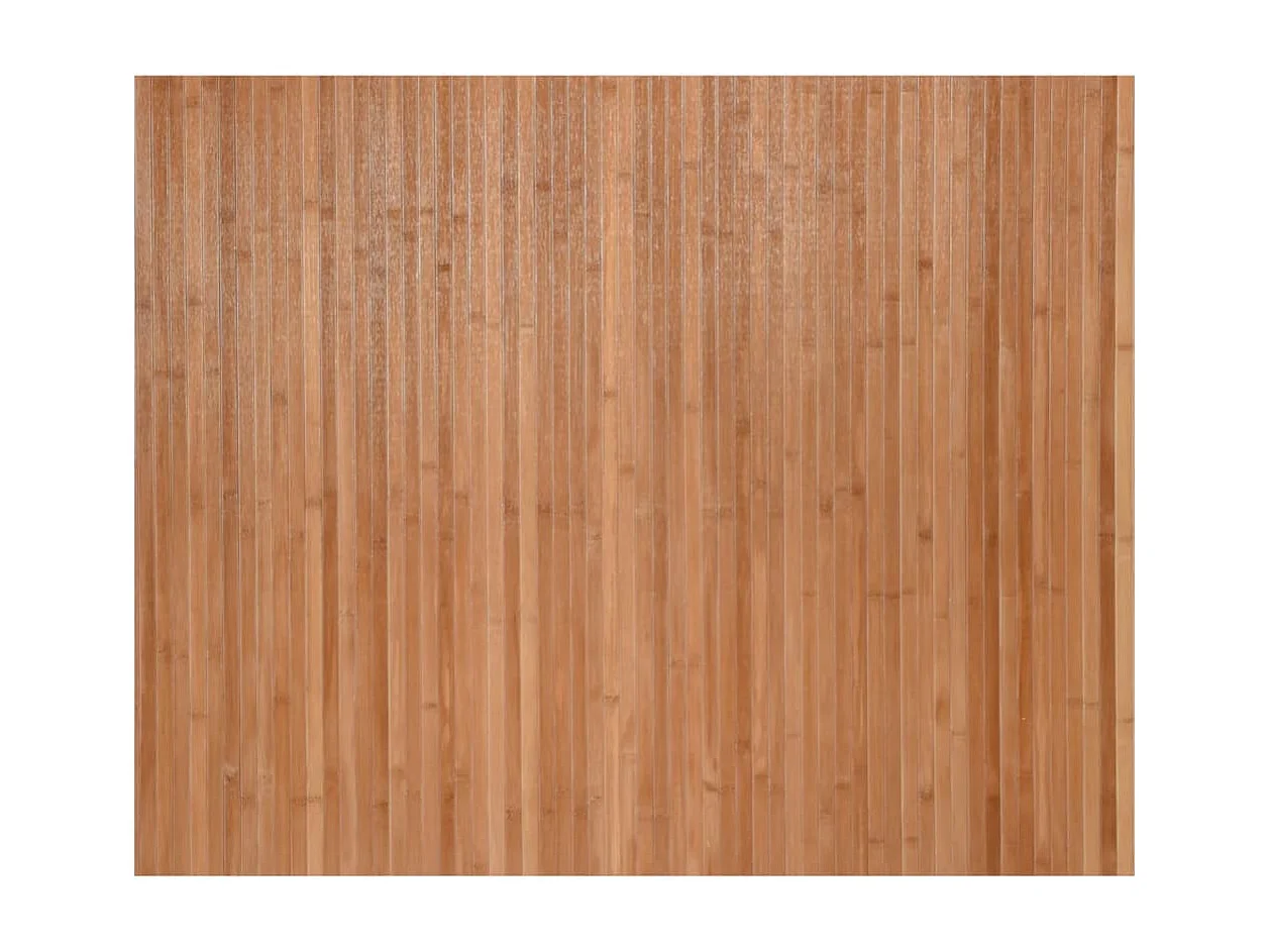 Tapete retangular 80x100 cm bambu cor natural