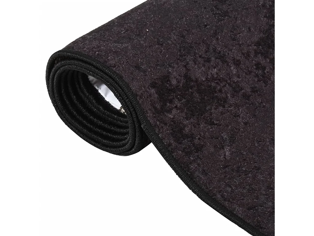 Tapis lavable anthracite 120x170 cm antidérapant