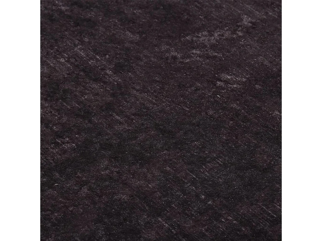 Tapis lavable antidérapant 80x300 cm noir et doré