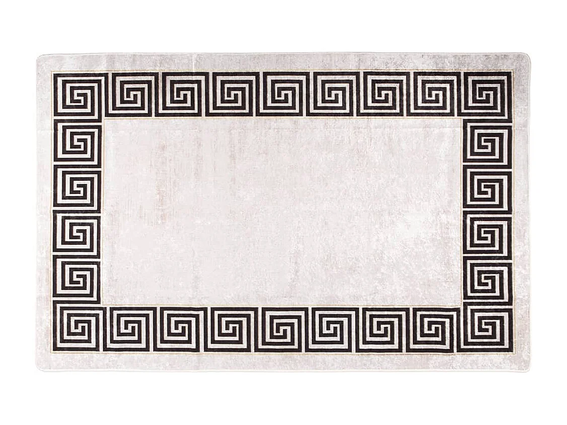 Tapete lavável antiderrapante 80x150 cm bege-claro