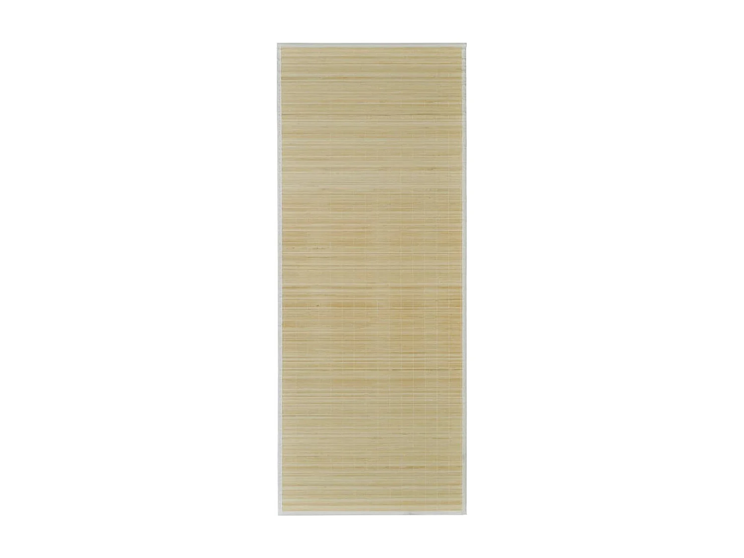 Tapis en bambou naturel à latte rectangulaire 150 x 200 cm