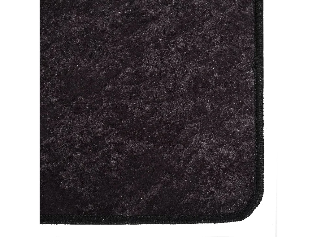 Tapis lavable antidérapant 120x180 cm anthracite