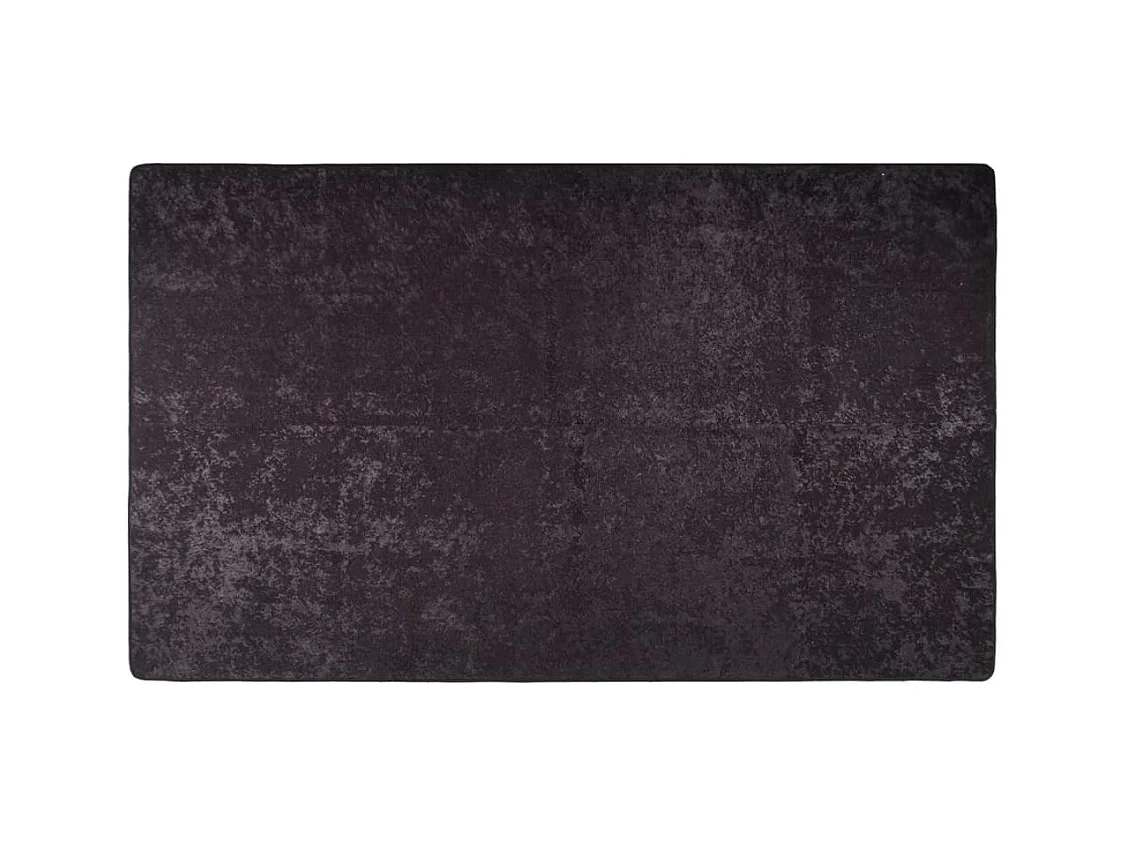 Alfombra lavable antideslizante gris antracita 120x180 cm