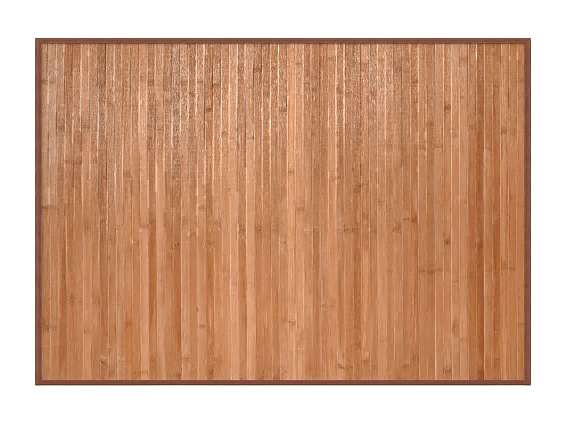 Tapete retangular 70x100 cm bambu cor natural