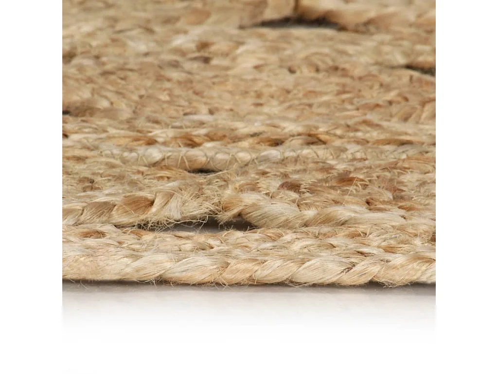 Tapis fait à la main jute tressée 150 cm