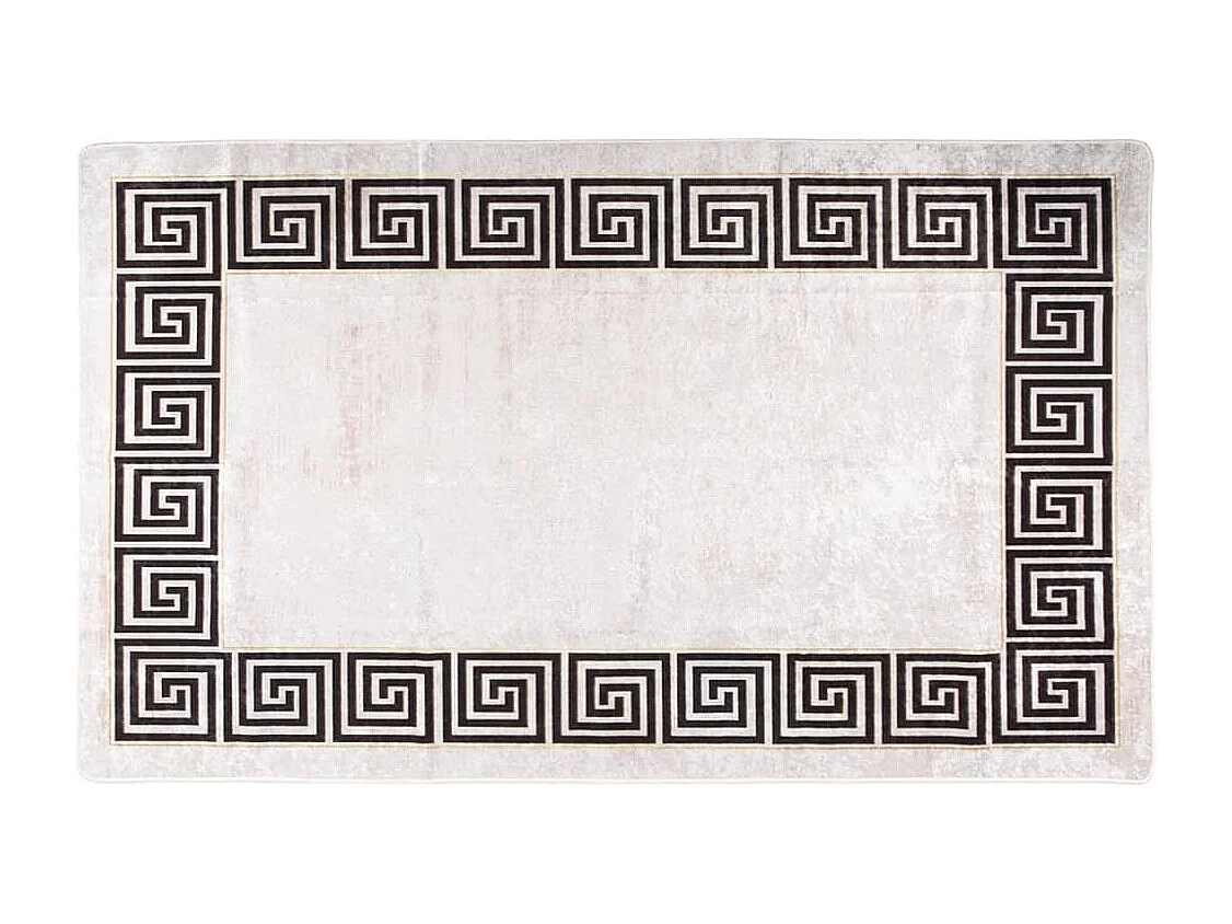 Tapete lavável antiderrapante 120x180 cm bege-claro