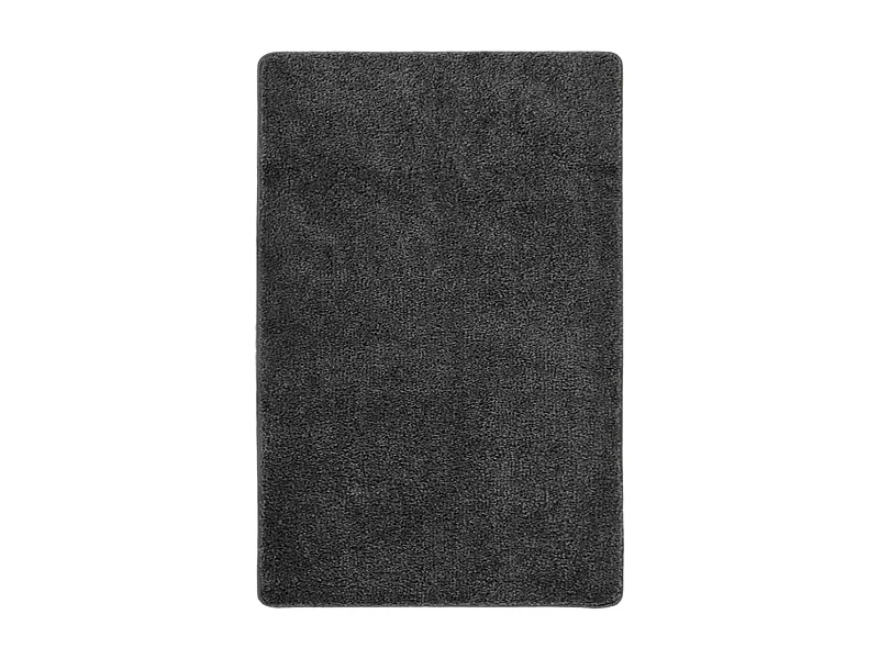 Alfombra peluda antideslizante gris oscuro 200x290 cm