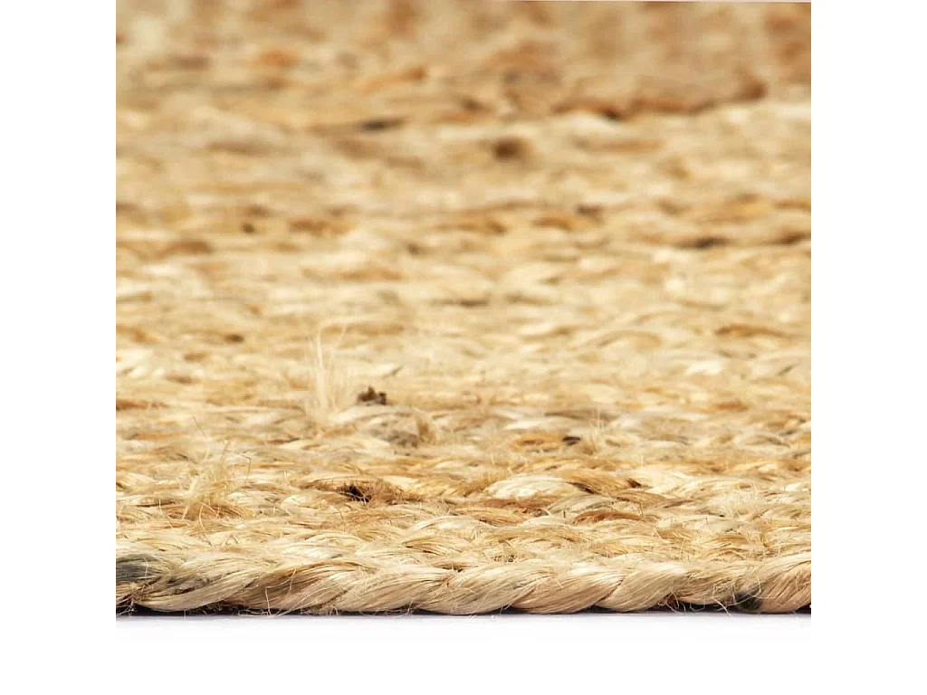 Tapis fait à la main jute naturel 160x230 cm