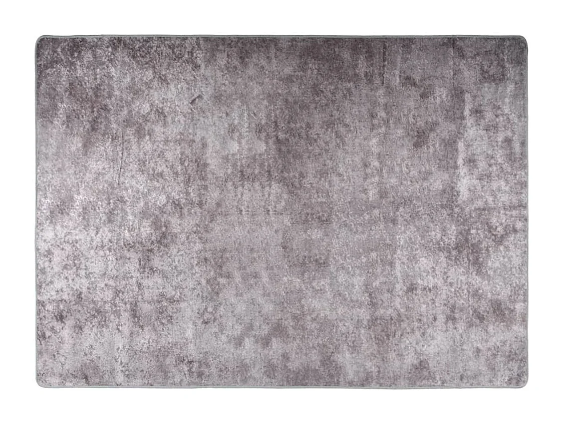 Tapis lavable gris 150x230 cm antidérapant