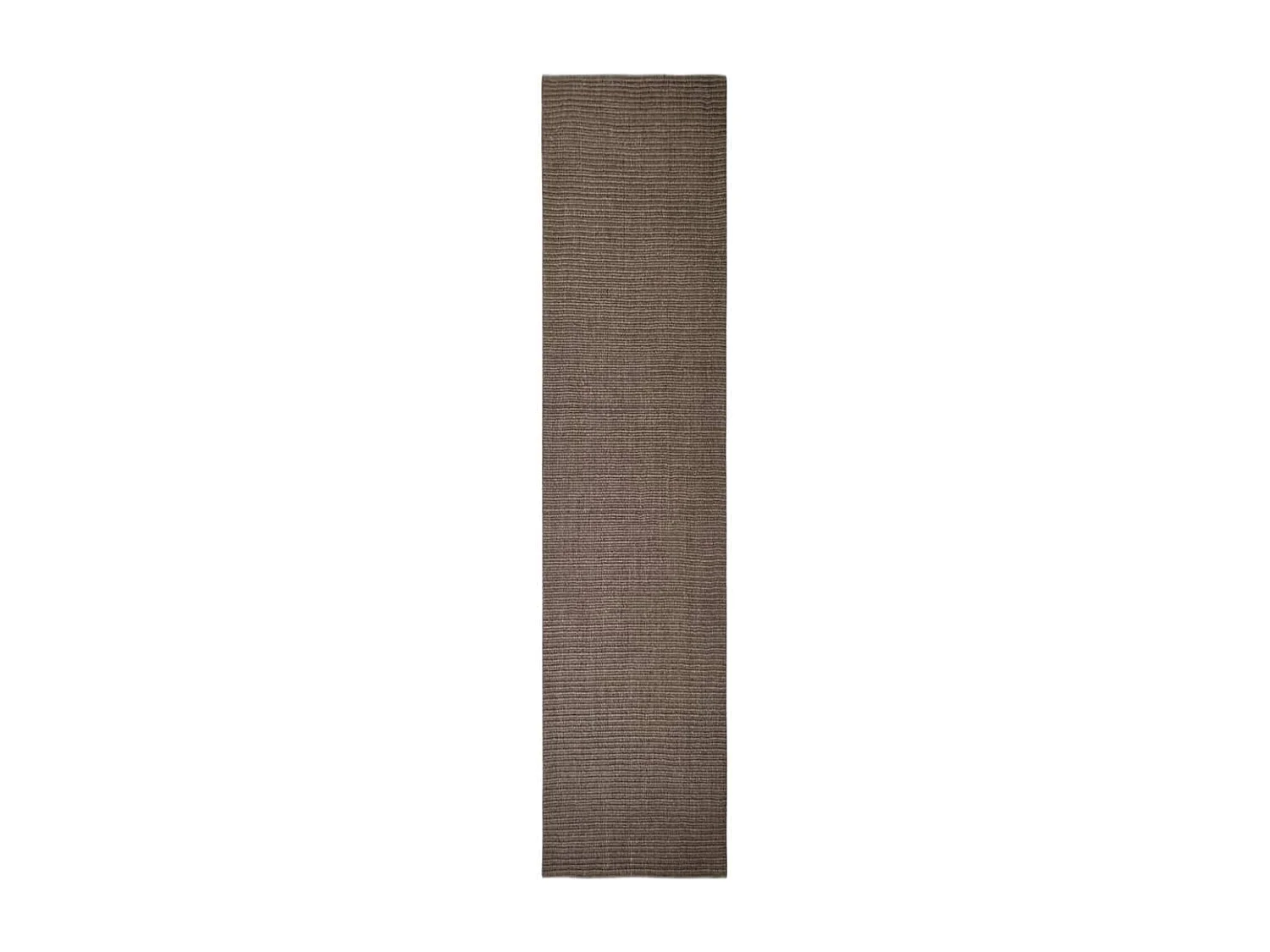 Tapete sisal natural 80x350 cm castanho