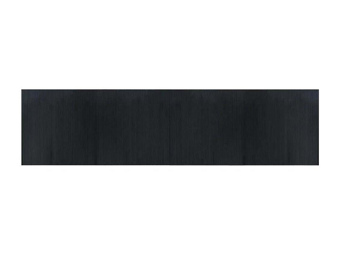 Tapete retangular 100x400 cm bambu preto