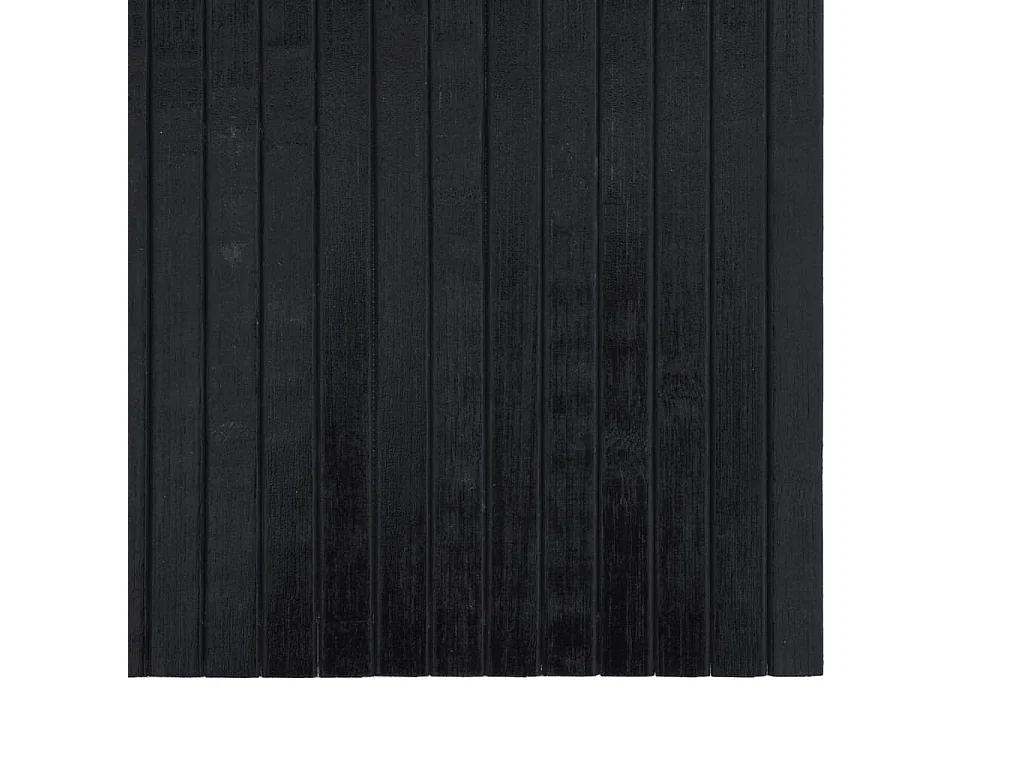 Tapete retangular 100x400 cm bambu preto