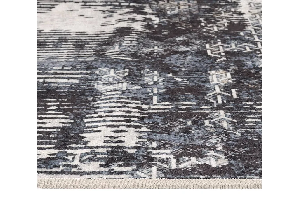 Tapis lavable multicolore 80x150 cm antidérapant