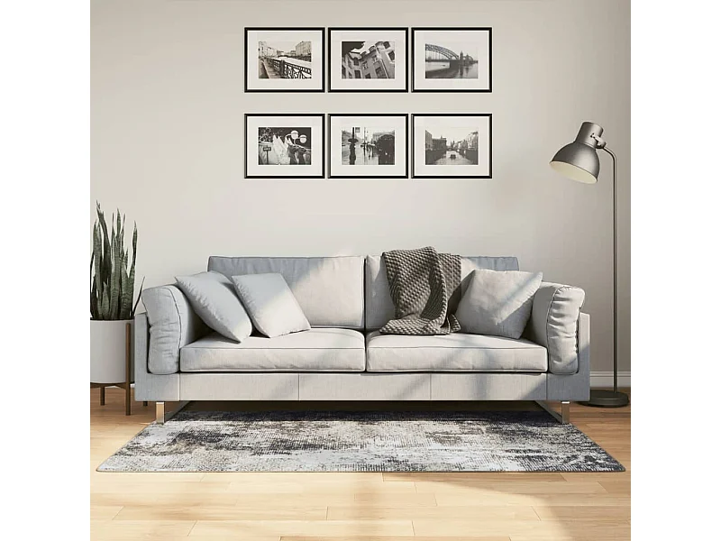 Tapete lavável antiderrapante 80x150 cm multicor