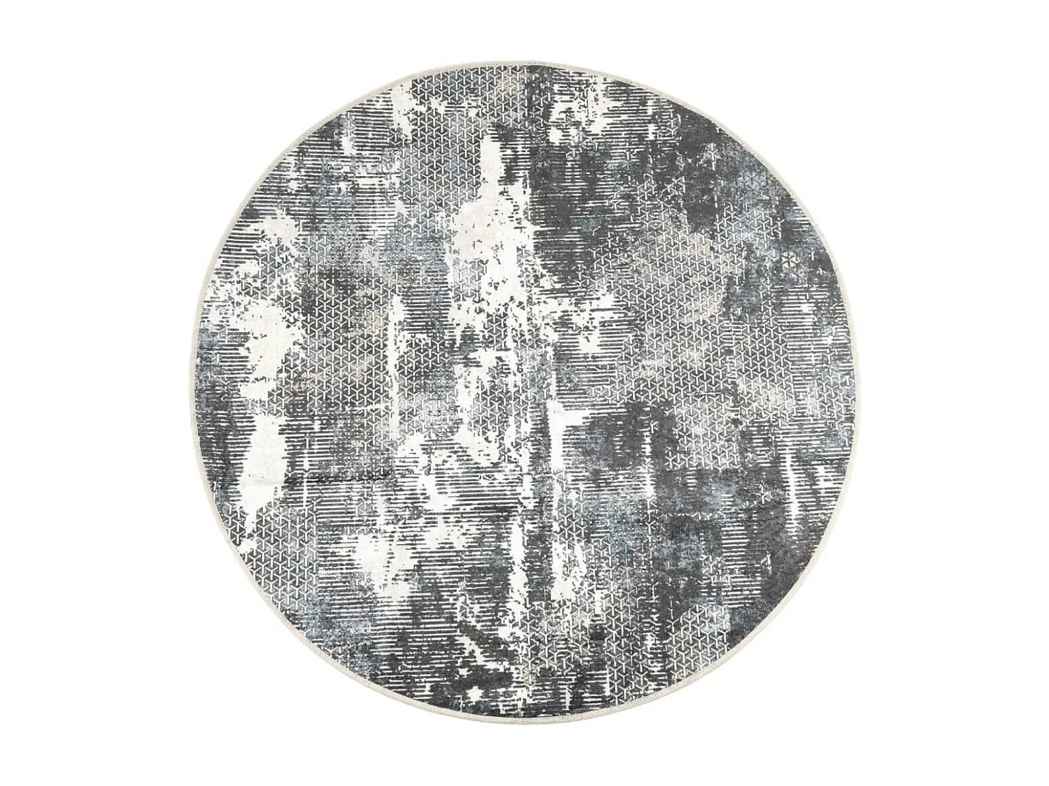 Alfombra lavable antideslizante multicolor Ø 120 cm