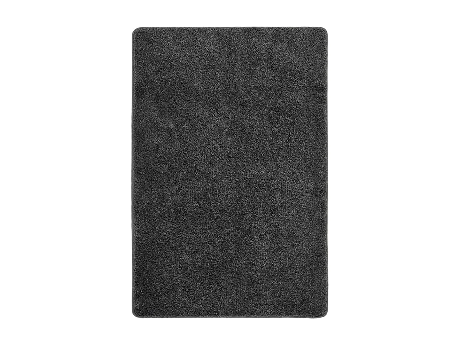 Tapis shaggy antidérapant gris 140x200 cm