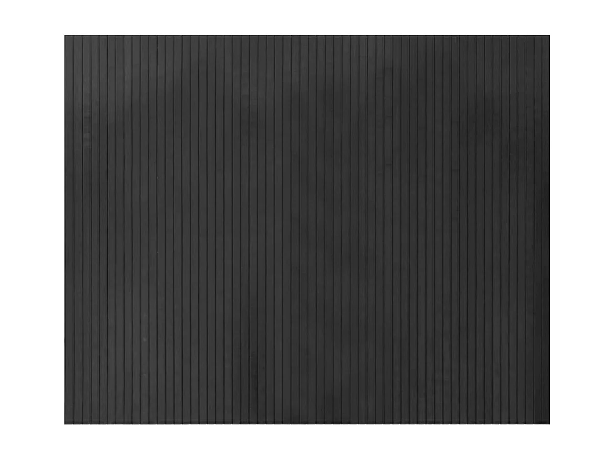 Tapete retangular 80x100 cm bambu cinzento