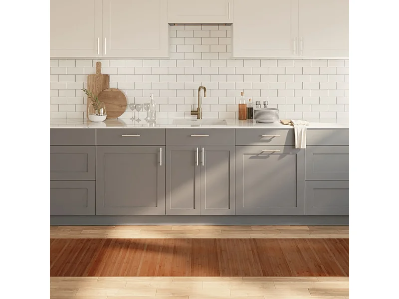 Tapete retangular 70x500 cm bambu castanho