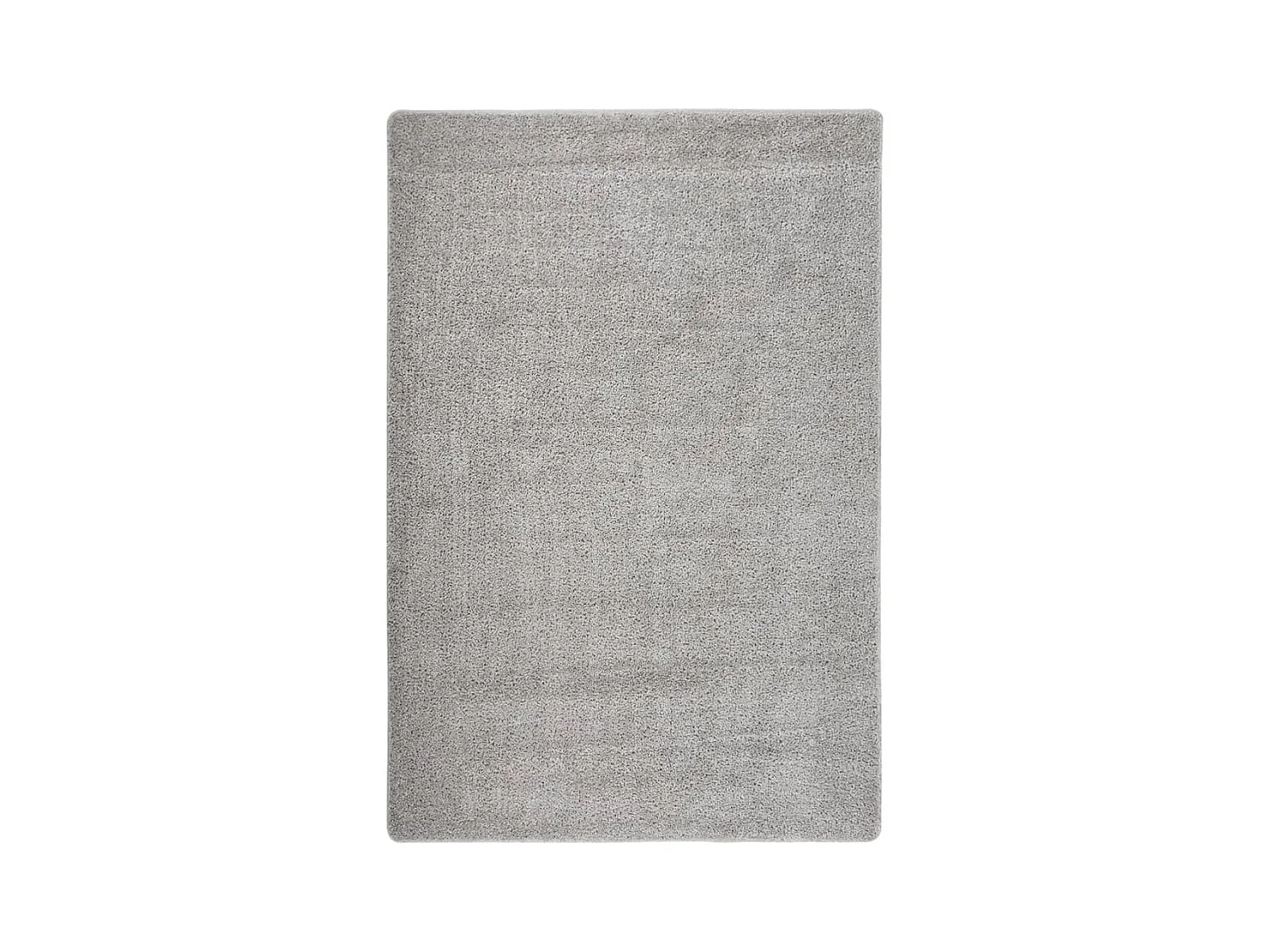 Tapis shaggy antidérapant gris clair 140x200 cm