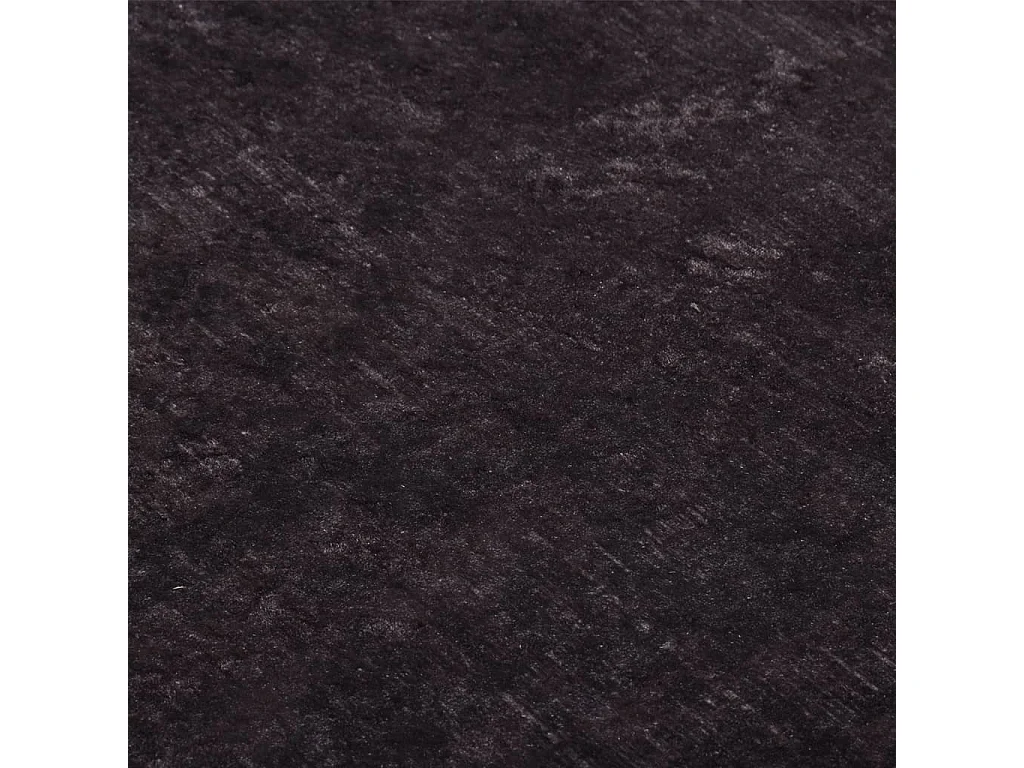 Alfombra lavable antideslizante negro y dorado 120x170 cm