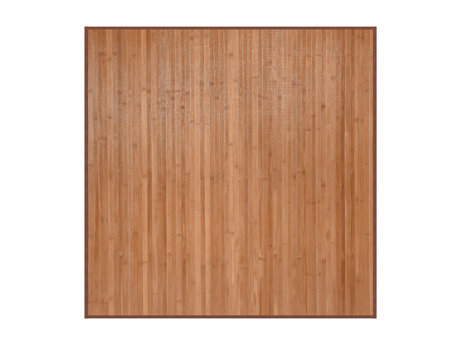 Tapis carré naturel 100x100 cm bambou