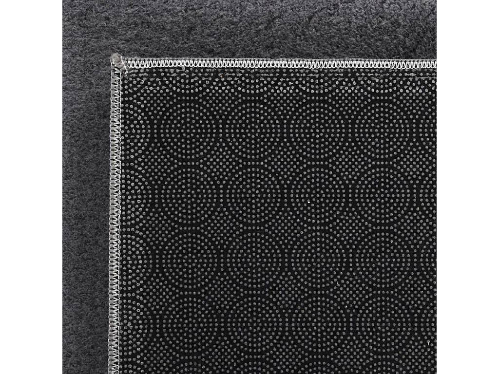 Tapis shaggy doux lavable 160x230 cm antidérapant anthracite