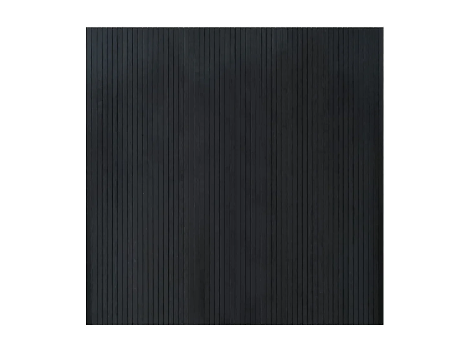 Alfombra rectangular bambú negro 100x100 cm