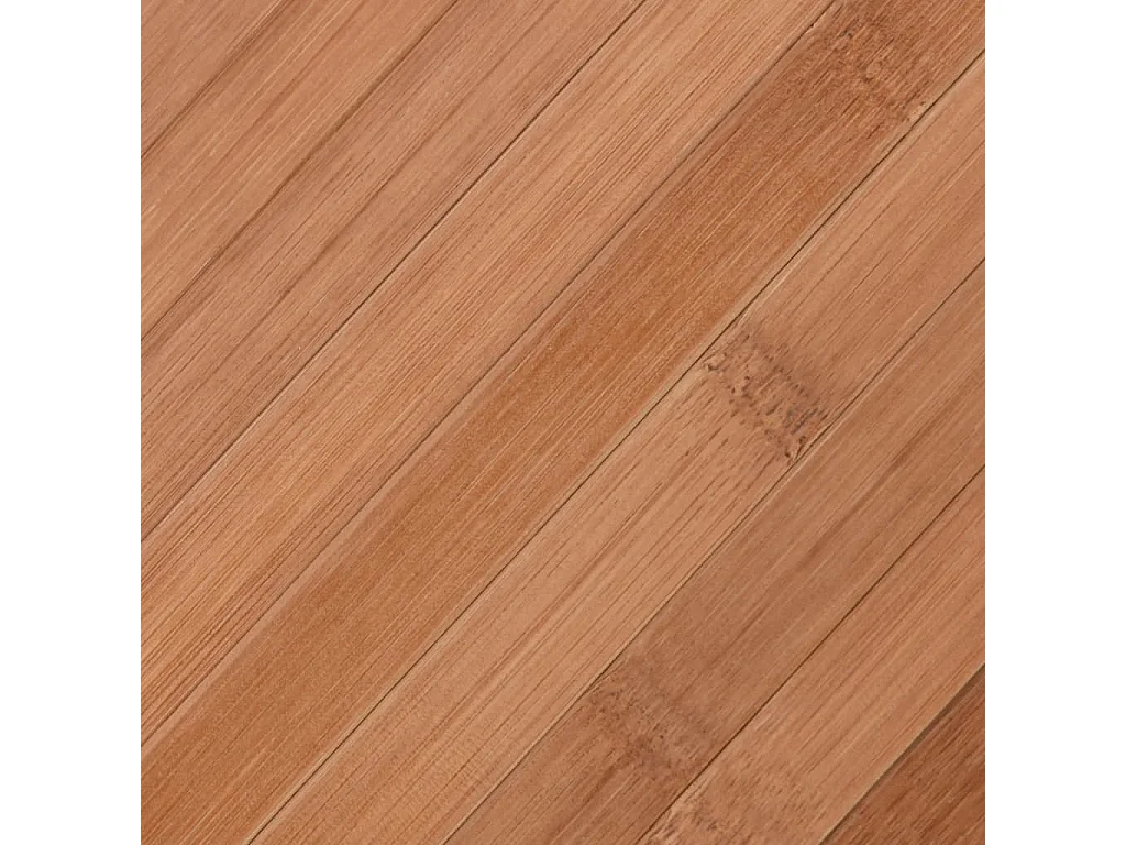 Tapis rectangulaire naturel 60x200 cm bambou