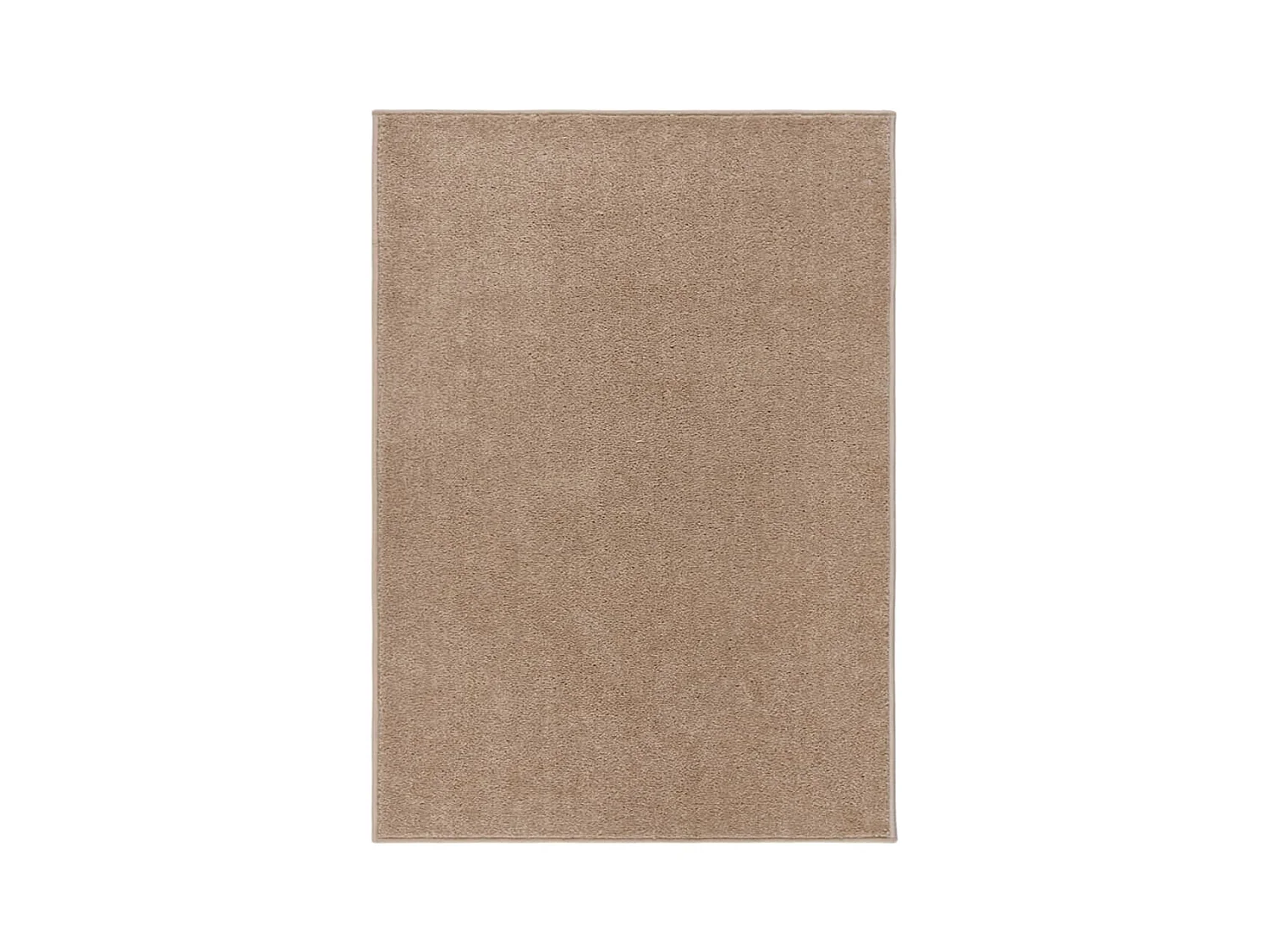 Tapis à poils courts 120x170 cm marron