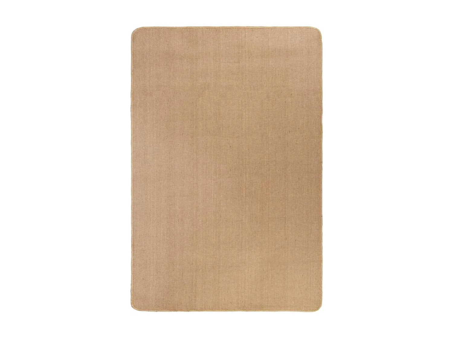 Tapis en jute avec support en latex 80 x 160 cm naturel