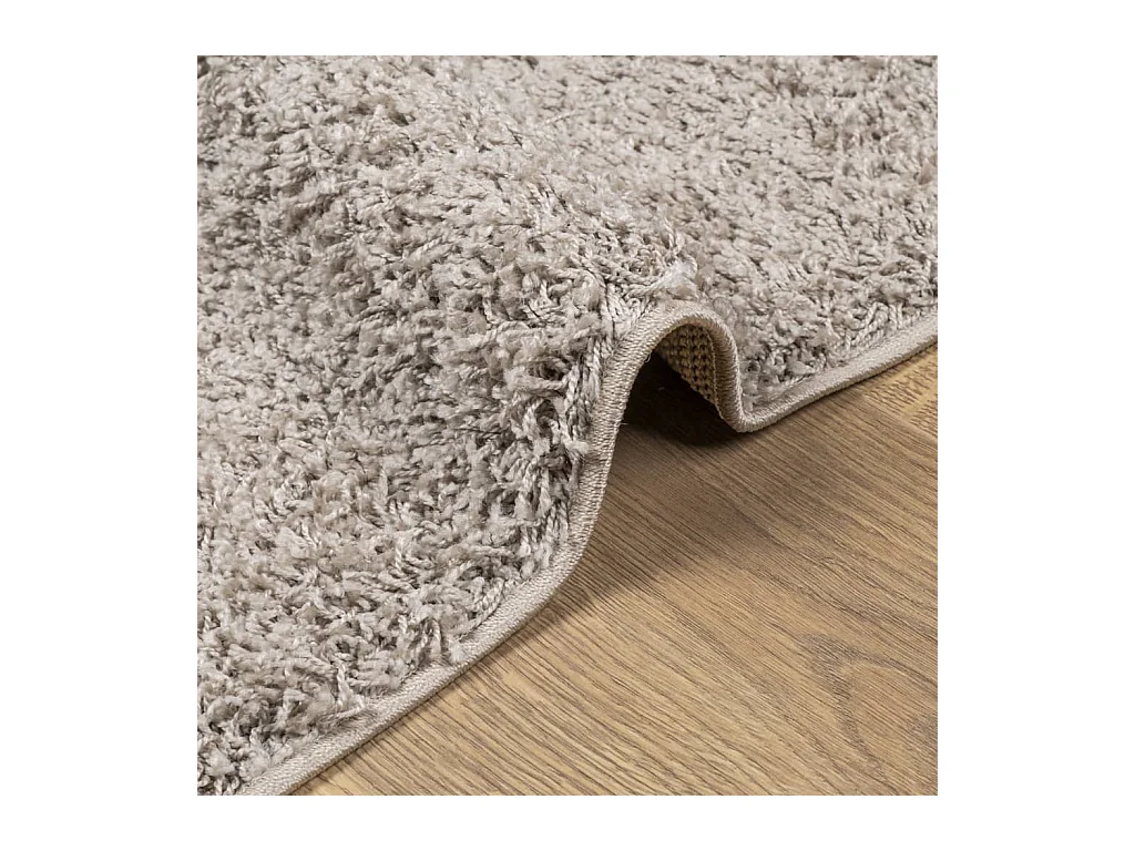 Alfombra peluda de pelo largo moderna PAMPLONA beige 140x200 cm