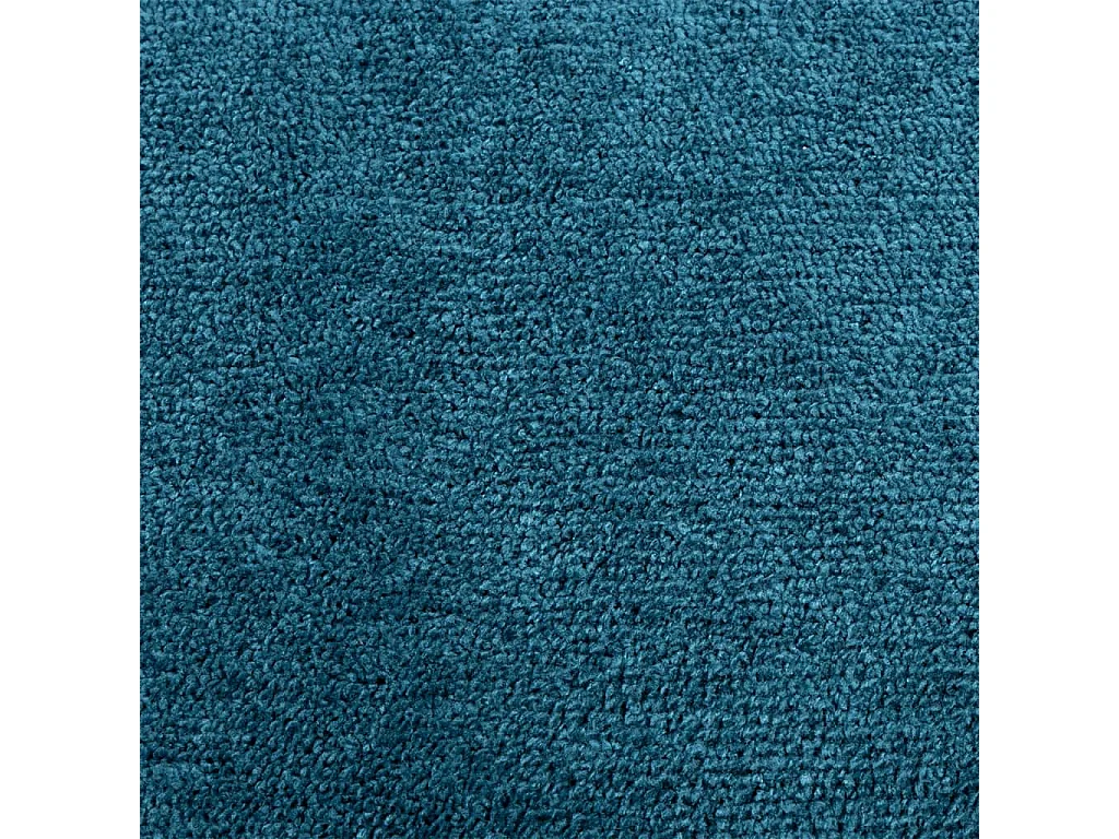 Tapis à poils courts turquoise ø 160 cm
