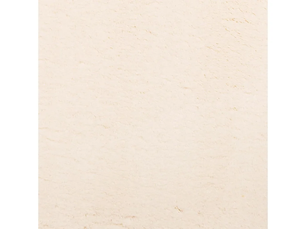 Alfombra de pelo corto suave lavable HUARTE beige Ø 160 cm