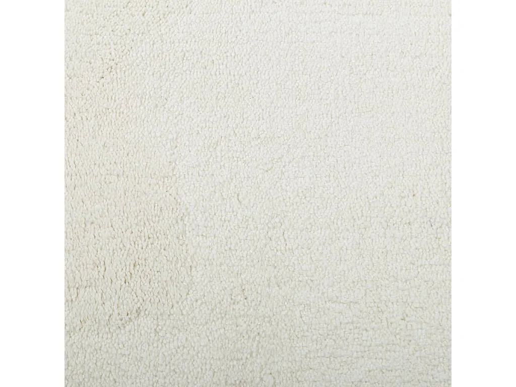 Tapete de pelo curto OVIEDO Ø 200 cm creme