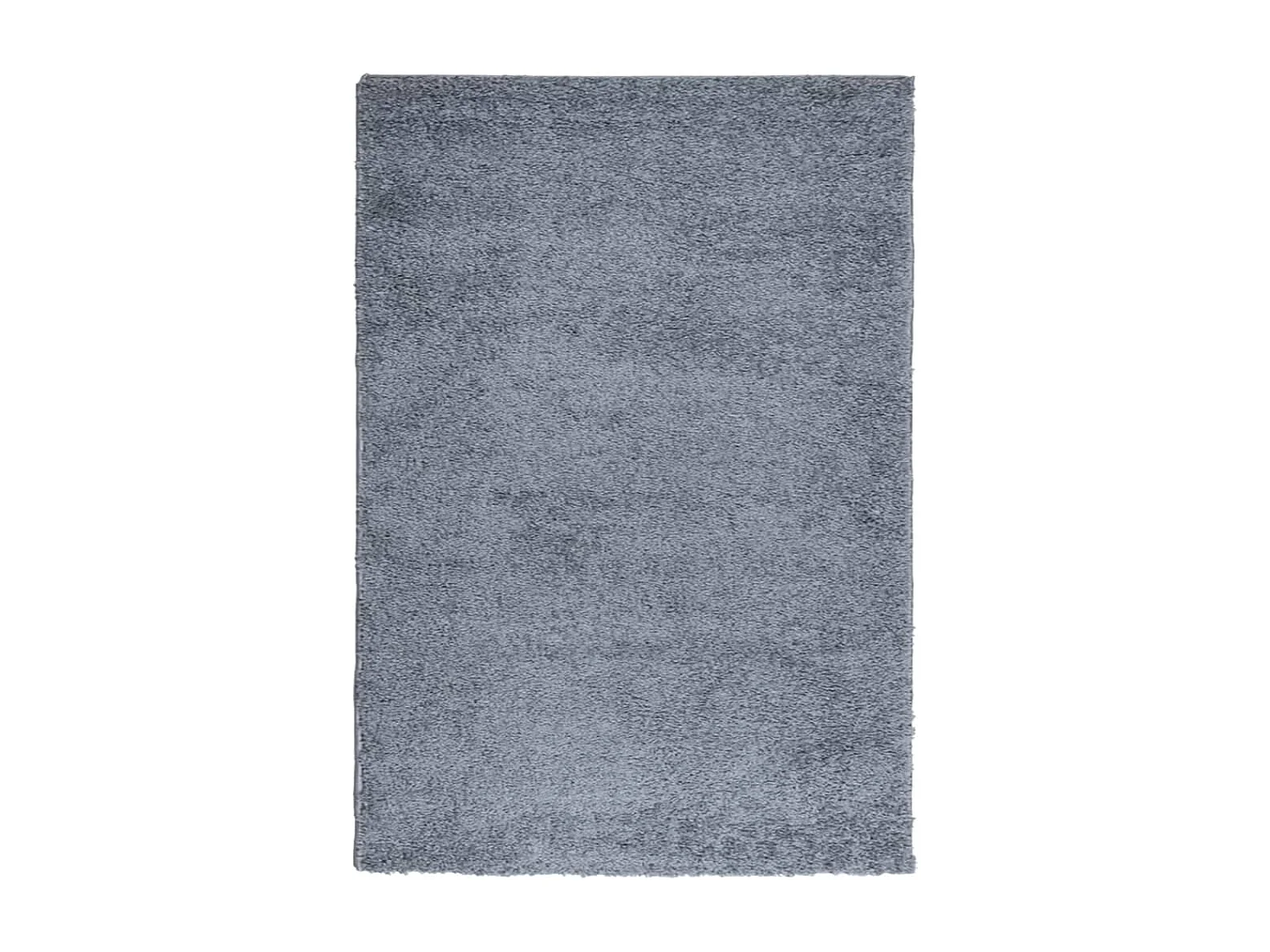 Tapis shaggy à poils longs moderne bleu 160x230 cm