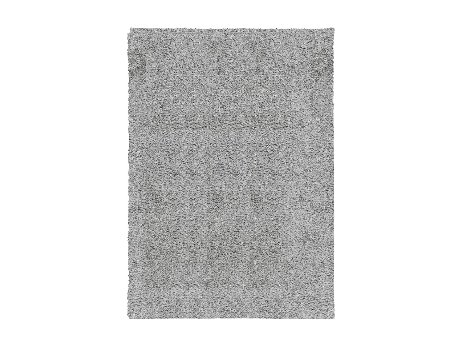 Tapis shaggy à poils longs moderne gris 120x170 cm