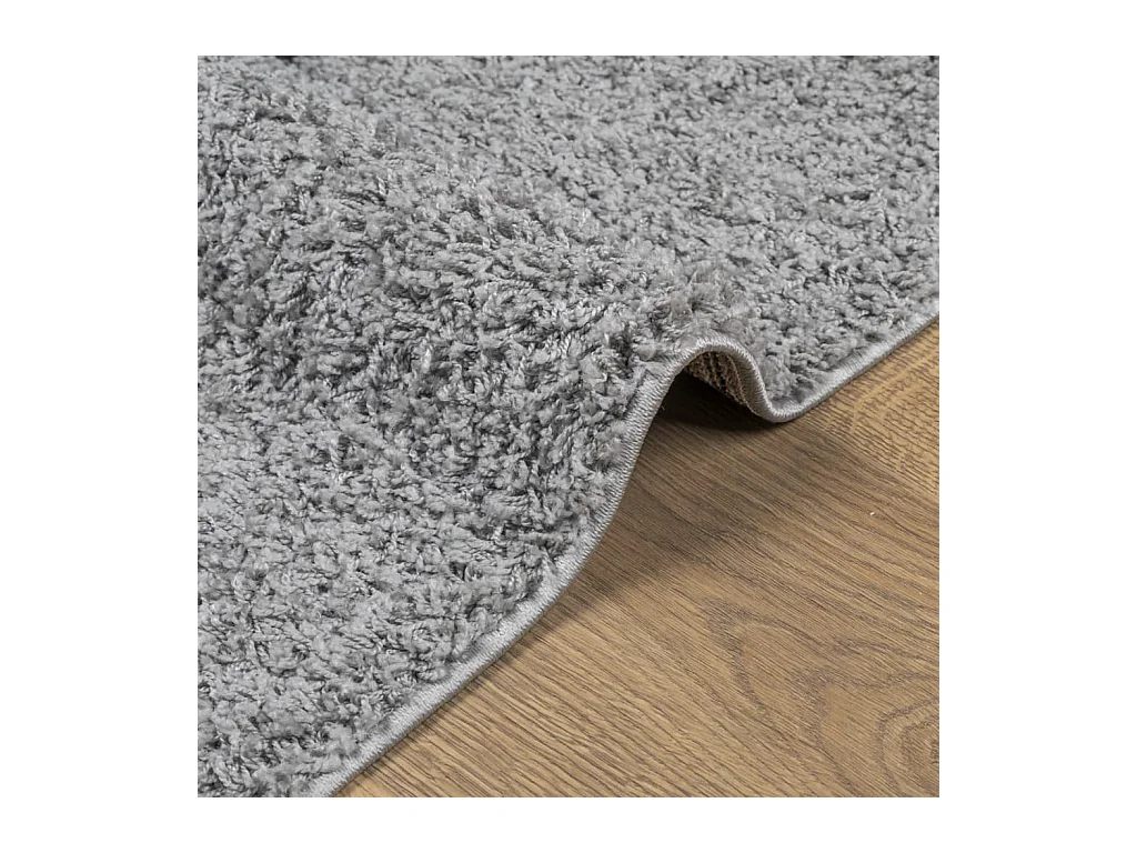 Alfombra peluda de pelo largo moderna PAMPLONA gris 120x170 cm