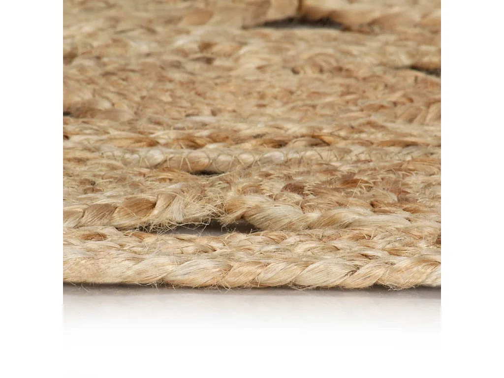 Tapis fait à la main jute tressée 180 cm