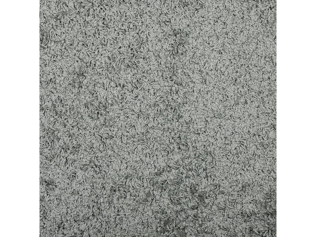 Tapis shaggy à poils longs moderne vert ø 80 cm