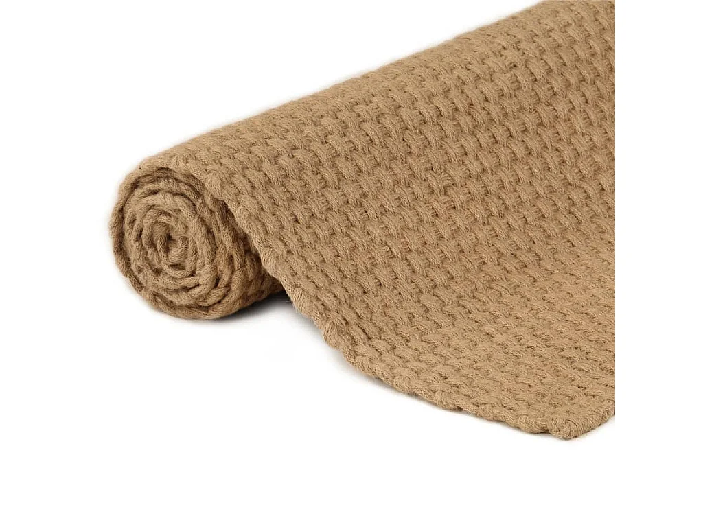 Tapis rectangulaire naturel 160x230 cm jute