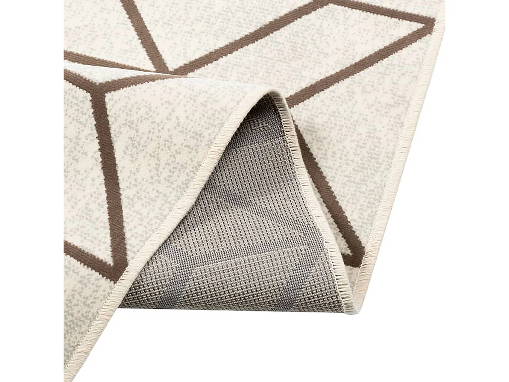 Tapis à poils courts multicolore 160x230 cm antidérapant